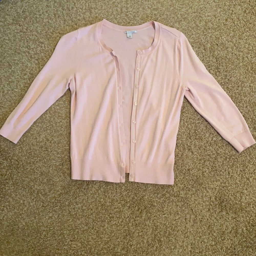 Halogen 3/4 sleeve cardigan